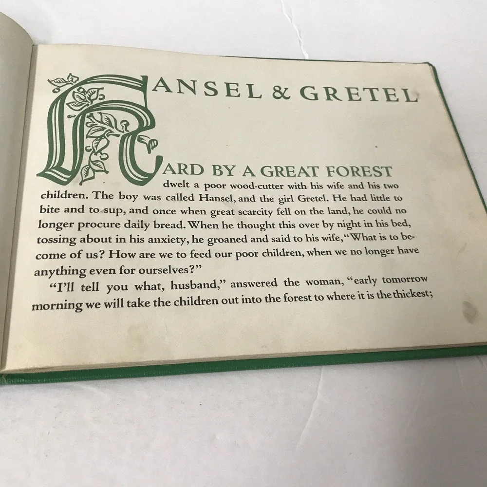 Hansel‎ and Gretel  Grimm & Humperdinck Illustration Chappell Warren 1944 Rare